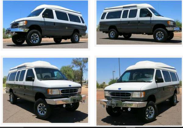 ford e350 quigley 4x4 van for sale
