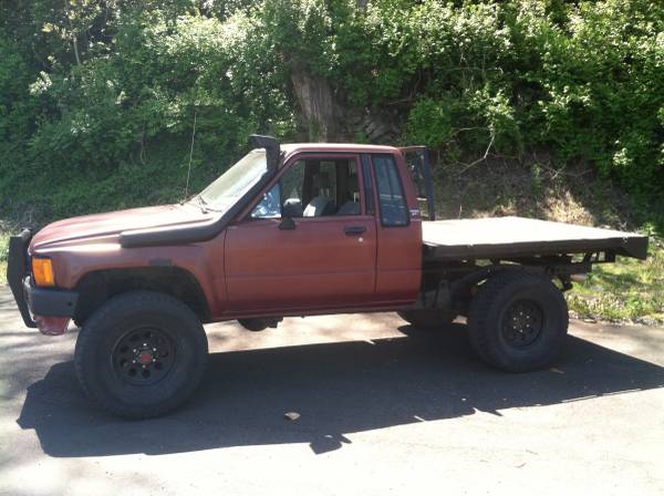 1988 Toyota Pickup Truck 4x4 Flatbed The Yote For Sale Nashville Tn